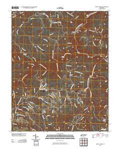 Honey Creek 2010 topographic map thumbnail