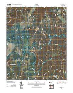 Hornsby 2010 topographic map thumbnail