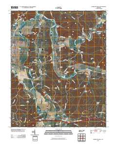 Hurricane Mills 2010 topographic map thumbnail