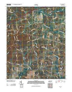 Juno 2010 topographic map thumbnail