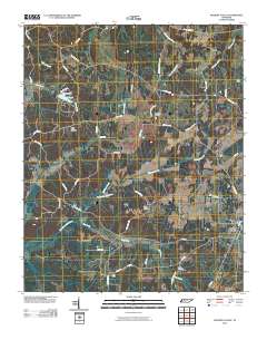 Hickory Valley 2010 topographic map thumbnail