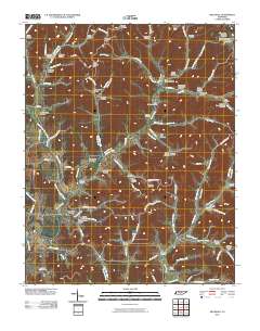 Hillsdale 2010 topographic map thumbnail