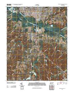 Jackson South 2010 topographic map thumbnail