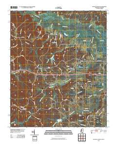 Kossuth North 2010 topographic map thumbnail