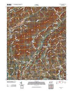 Luttrell 2010 topographic map thumbnail
