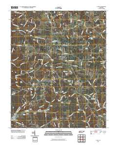 Lyles 2010 topographic map thumbnail