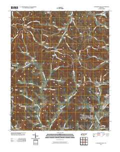 Lynchburg West 2010 topographic map thumbnail