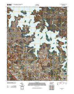 La Vergne 2010 topographic map thumbnail