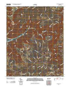 Lonewood 2010 topographic map thumbnail