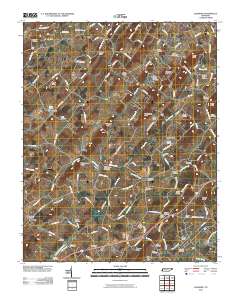 Leesburg 2010 topographic map thumbnail