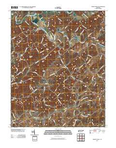 Parrottsville 2010 topographic map thumbnail