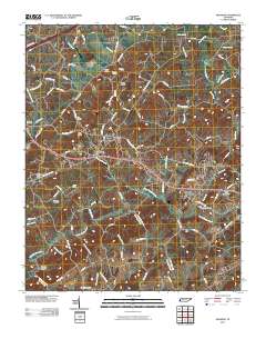 Mosheim 2010 topographic map thumbnail