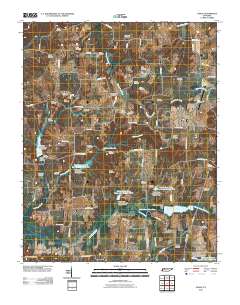Osage 2010 topographic map thumbnail