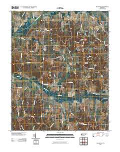 Pillowville 2010 topographic map thumbnail