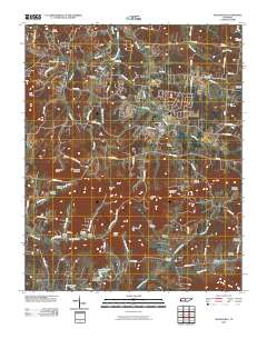 Nolensville 2010 topographic map thumbnail