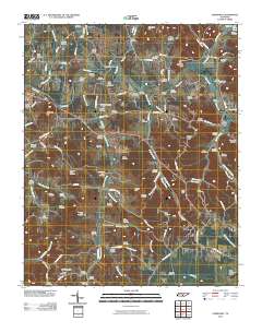 Normandy 2010 topographic map thumbnail