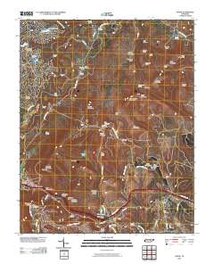 Ozone 2010 topographic map thumbnail