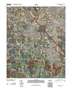 Murfreesboro 2010 topographic map thumbnail