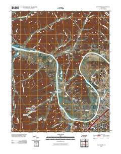 Scottsboro 2010 topographic map thumbnail