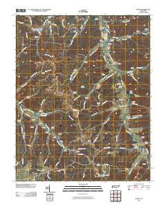 Ruskin 2010 topographic map thumbnail