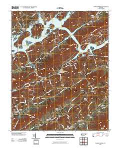 Powder Springs 2010 topographic map thumbnail