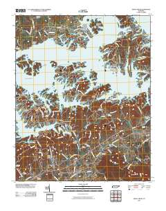 Shady Grove 2010 topographic map thumbnail