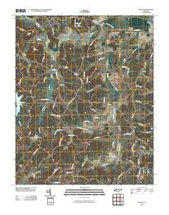 Reagan 2010 topographic map thumbnail