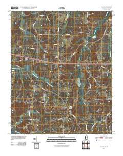 Slayden 2010 topographic map thumbnail