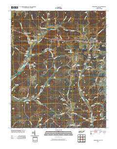 Tennessee City 2010 topographic map thumbnail