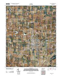 Union City 2010 topographic map thumbnail