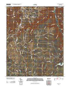 Spencer 2010 topographic map thumbnail
