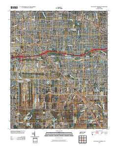 Southeast Memphis 2010 topographic map thumbnail