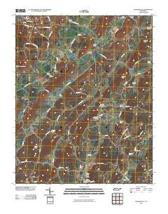 Tranquillity 2010 topographic map thumbnail