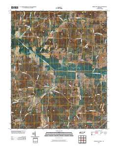 Trezevant West 2010 topographic map thumbnail
