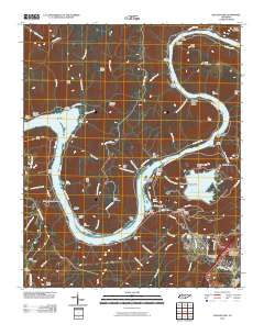Wauhatchie 2010 topographic map thumbnail
