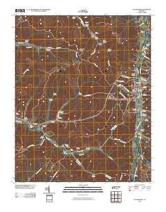 Waynesboro 2010 topographic map thumbnail