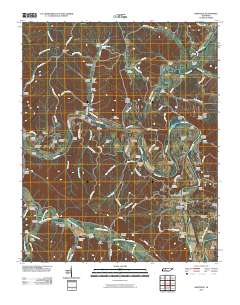 Whitfield 2010 topographic map thumbnail