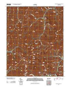 Fork Mountain 2010 topographic map thumbnail