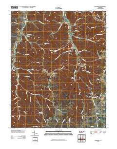 Gassaway 2010 topographic map thumbnail