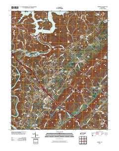 Norris 2010 topographic map thumbnail