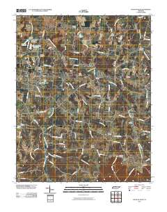 Fountain Head 2010 topographic map thumbnail