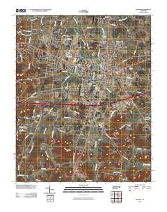 Lebanon 2010 topographic map thumbnail