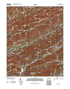 Lee Valley 2010 topographic map thumbnail