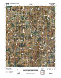 Maury City 2010 topographic map thumbnail