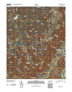 Brockdell 2010 topographic map thumbnail