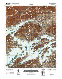 Bean Station 2010 topographic map thumbnail