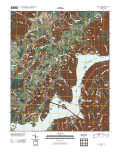 Sequatchie 2010 topographic map preview