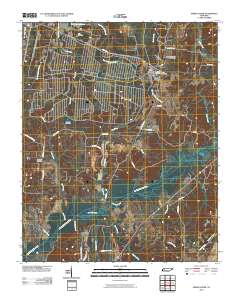 Spring Creek 2010 topographic map thumbnail