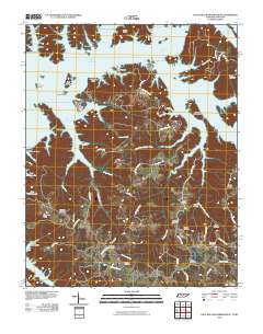 Dale Hollow Reservoir SE 2010 topographic map thumbnail