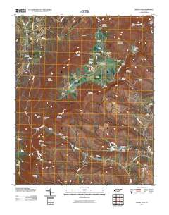 Grassy Cove 2010 topographic map thumbnail